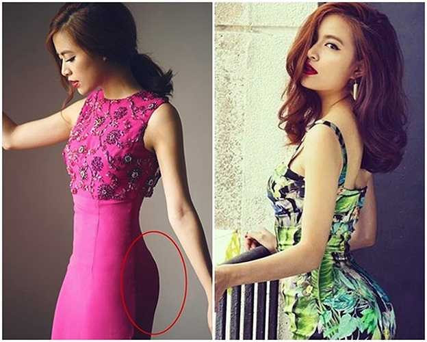 Vòng 3 méo mó và không tương xứng với tỷ lệ cơ thể khiến cư dân mạng ngờ hoặc về tính tự nhiên về vòng 3 của cô. 