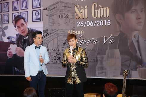 Nguyên Vũ chia sẻ trong buổi họp báo.