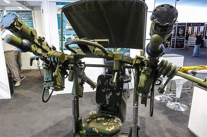 Thông thường, tên lửa vác vai Igla-S thường đặt trên vai người lính, nhưng nhà sản xuất còn trang bị thêm một số phương án khác