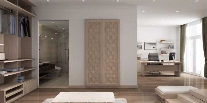 Căn nhà rất rộng, đồ đạc được thiết kế đẹp mắt, sang trọng.