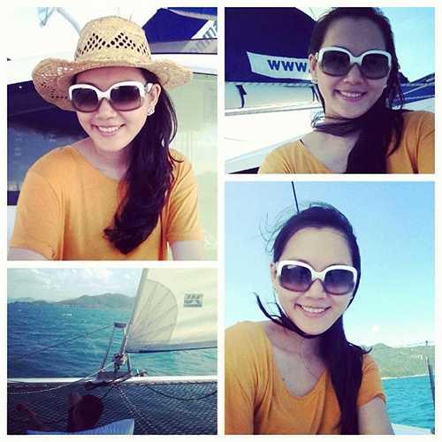 Ngọc Thạch cùng chồng thường xuyên có những chuyến du lịch nước ngoài xa hoa.