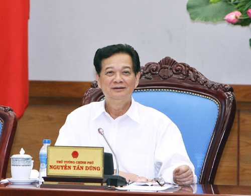 Thủ tướng Nguyễn Tấn Dũng. Ảnh: Thống Nhất-TTXVN