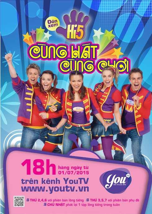 5 MC vui tính, đáng yêu: Lauren Brant, Stevie Nicholson, Fely Irvine, Tim Maddren và Casey Burgess.