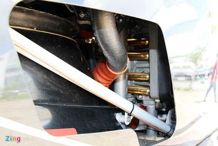 Động cơ của Roror Way A600 có thể dùng xăng A92 hoặc A95, nên rất tiện lợi.