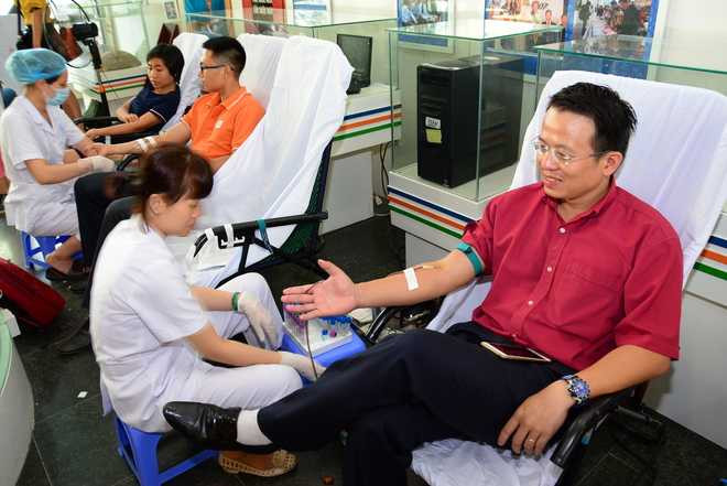 Hiến tặng 334 đơn vị máu trong đợt cao điểm