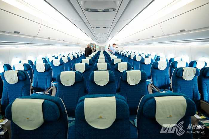 Khoang khách rộng rãi của A350-900 XWB