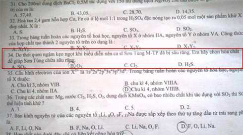 Bất ngờ trước những lần Sao Việt xuất hiện trong đề thi - 3
