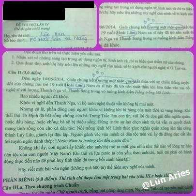 Bất ngờ trước những lần Sao Việt xuất hiện trong đề thi - 6