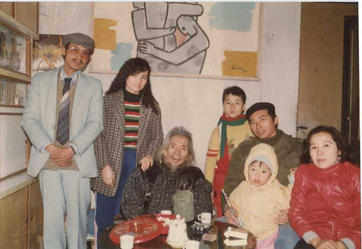 Gia đình nhạc sĩ Văn Cao năm 1991