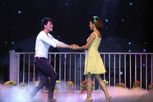 Lan Phương đóng kịch