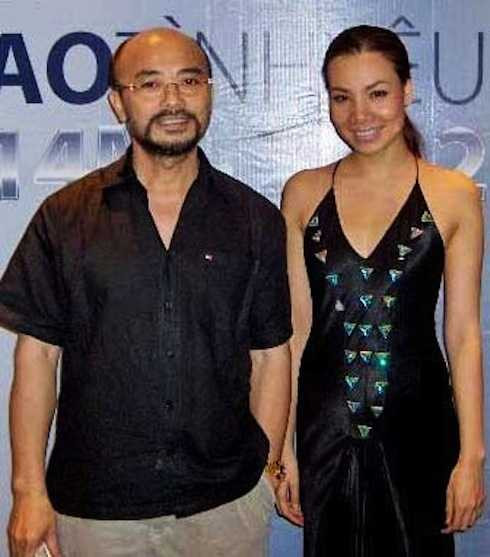 Hồ Quỳnh Hương bên Hà Dũng một thời. 