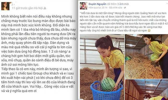 Kỳ Duyên cũng học theo 'đàn chị' chăm chỉ làm từ thiện nhưng liên tục gặp sự cố, bị bóc mẽ. Mai Phương Thuý cũng từng gặp không ít trường hợp nhạy cảm khi đi từ thiện.