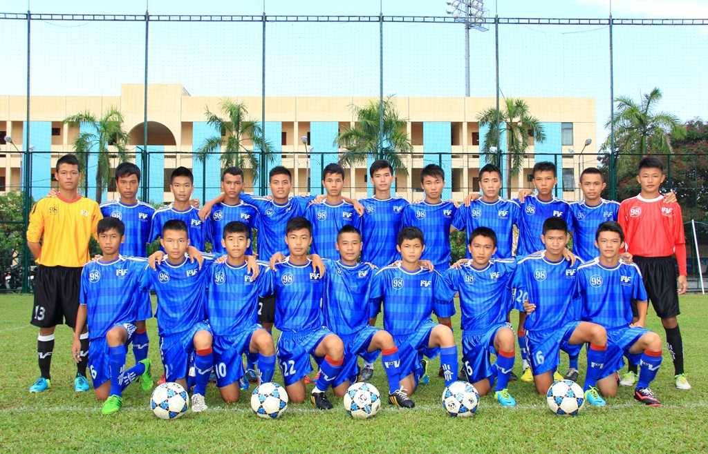 Lứa sinh năm 1998 của PVF - đội vừa vô địch U17 Quốc gia (Ảnh: PVF)