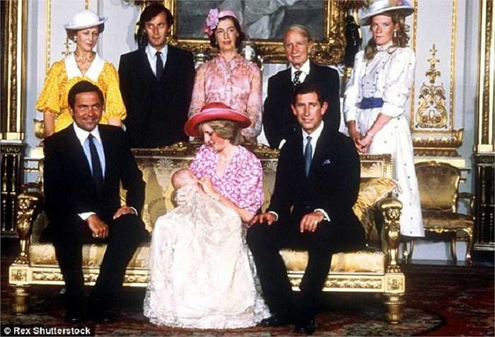 Lễ rửa tội cho Hoàng tử William, con trai của Công nương Diana và Thái tử Charles