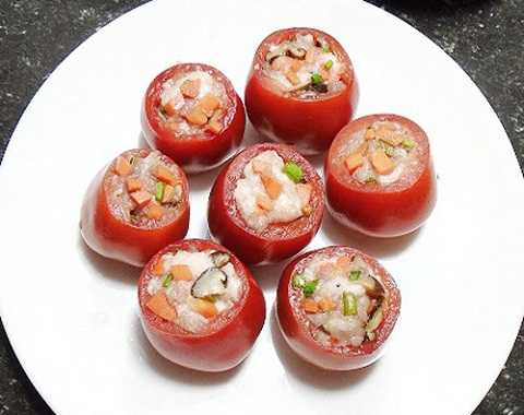 cà chua nhồi thịt