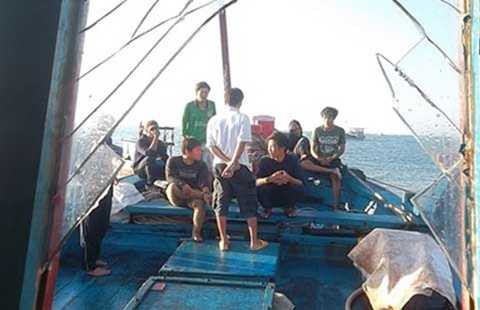 Tàu Trung Quốc, đâm chìm, tàu ngư dân, giữa đêm, Hội nghề cá, Quảng Ngãi, Việt Nam