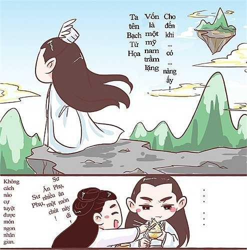 'Ta chính là Bạch Tử Họa, một mỹ nam trầm lặng và có nội công thâm hậu...'