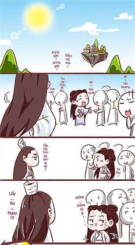 Tiểu Cốt nhà mình cũng có nhiều chiêu trò tinh quái lắm đấy.