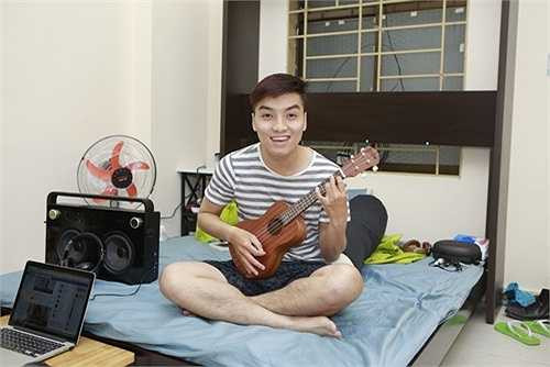 Ở một mình nên Ngọc Trai có thể thoải mái thực hiện những sở thích của mình.