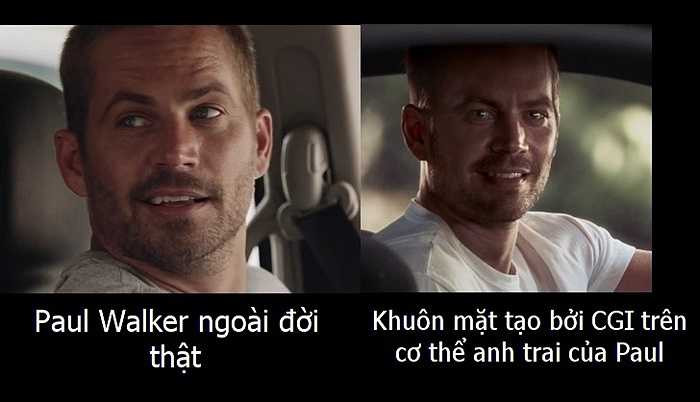 Em trai Cody Walker đã thay thế anh trai đóng tiếp các cảnh quay còn dang dở. 