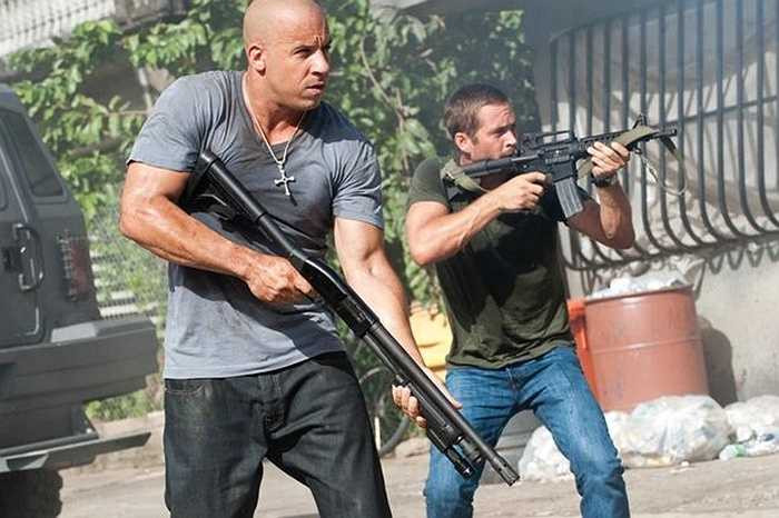 Bộ đôi ăn ý Vin Diesel và Paul Walker.