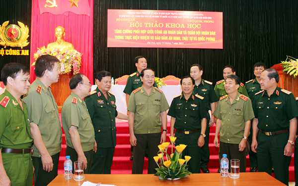 Công an và Quân đội tăng cường phối hợp đảm bảo an ninh, trật tự và quốc phòng