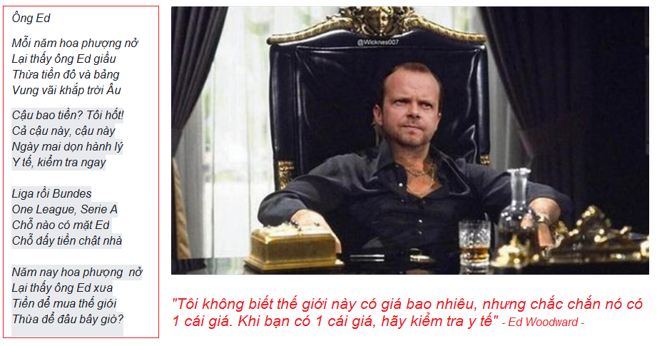 GĐĐH Man Utd - Ed Woodward đang khiến cộng đồng fan Man Utd phát cuồng