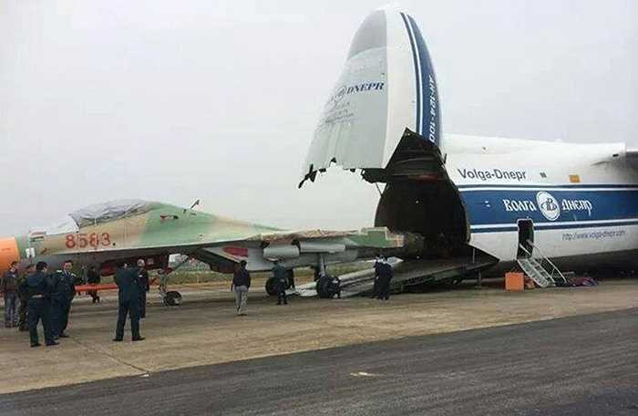 Su-30 khi được đưa về Việt Nam
