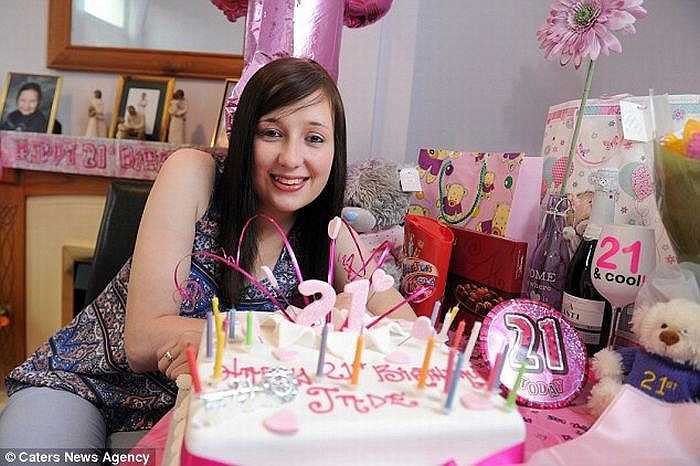 Jade khỏe khoắn và rạng rỡ trong lần sinh nhật thứ 21 của mình. 