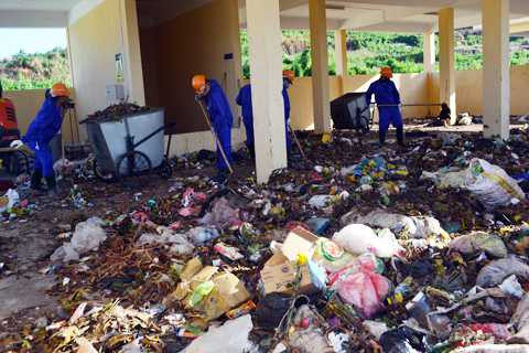 Lý Sơn, rác thải, trạm xử lý, ô nhiễm, tiền tỷ, bỉ hoang phí