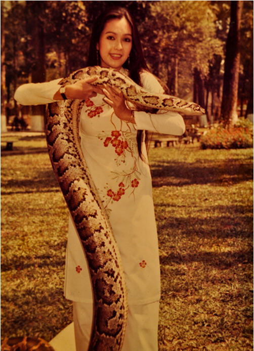 Năm 1989, Diễm My đóng quảng cáo cho một sản phẩm mỡ trăn.