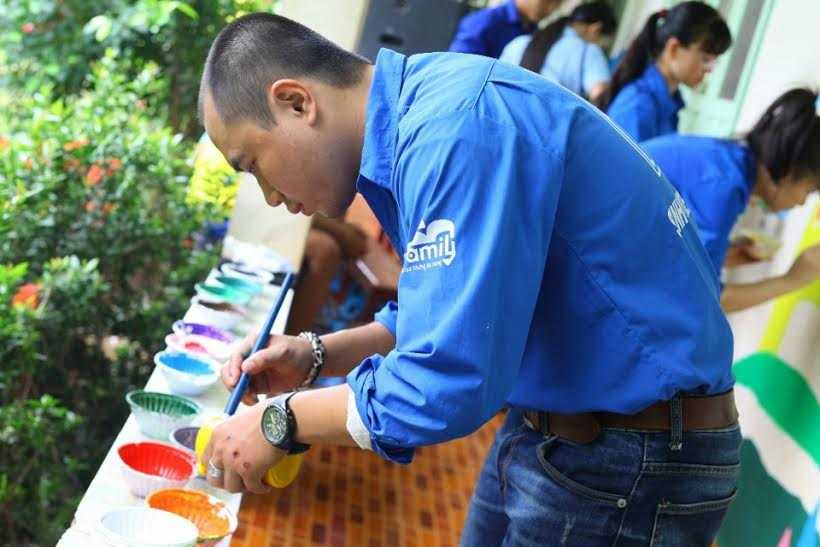 Thanh niên Thủ đô tình nguyện tại Lào