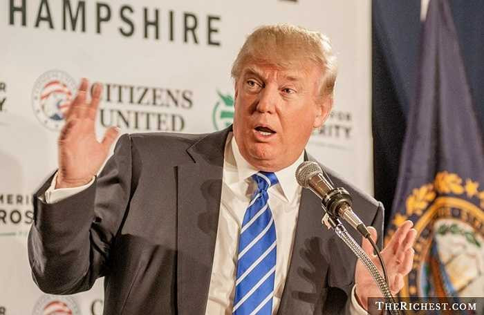 Donald Trump. Tỷ phú Donald Trump cũng tuyên bố phá sản vì lý do tương tự như 50 Cent: kiểm soát lại nguồn tiền của mình. Nguyên nhân chủ yếu dẫn đến quyết định này là do dòng tiền không ổn định đổ về tài sản của tỷ phú này qua những sòng bạc ở Vegas, Mỹ. Tuy nhiên, quyết định này không ảnh hưởng nhiều đến sự nghiệp vẫn đang lên như diều gặp gió của ông Donald Trump