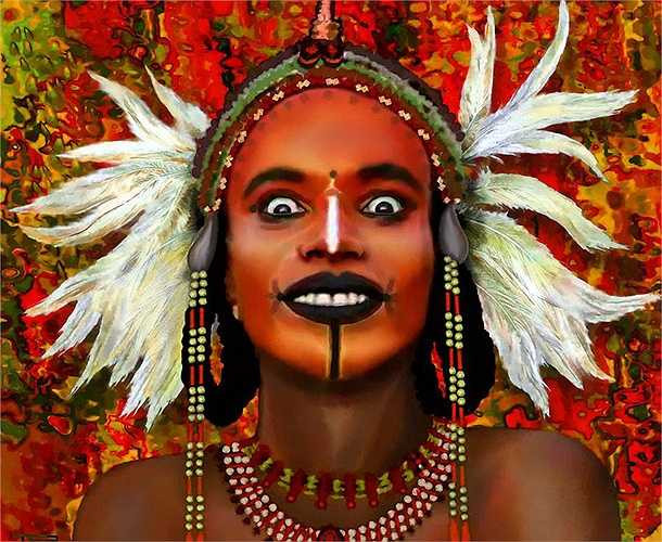 Ngoài phần thi nhan sắc, những người đàn ông còn thể hiện tài khiêu vũ của mình trên đầu ngón chân. 