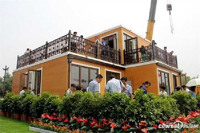 Căn nhà được xây dựng ở TP Tây An, tỉnh Thiểm Tây, Trung Quốc