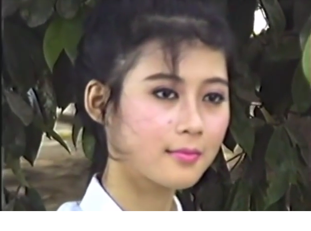 Hình ảnh của Diễm Hương được cắt từ clip.