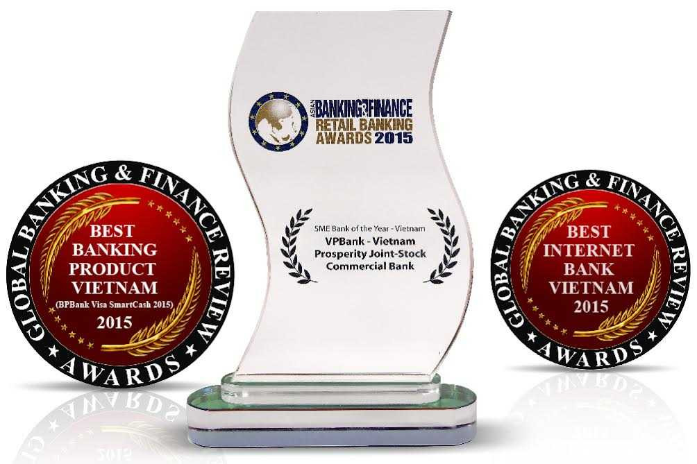 VPBank cùng lúc nhận 3 giải thưởng quốc tế 