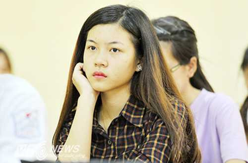 Thí sinh tham dự kỳ thi THPT quốc gia 2015