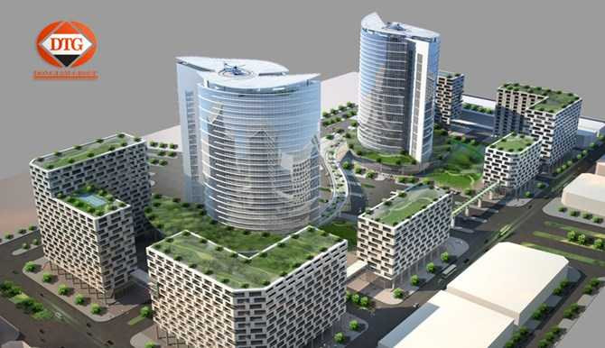 Phối cảnh dự án Khu đô thị Trung tâm hành chính tỉnh Long An quy mô hơn 76ha