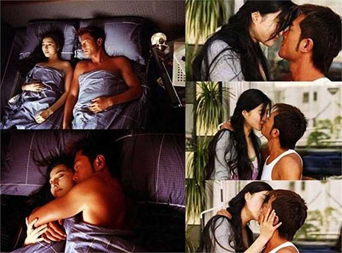 Trong Đạo hỏa tuyết, Phạm Băng Băng kết đôi cùng Cổ Thiên Lạc. Hai diễn viên này cũng một số cảnh quay 'giường chiếu' gợi cảm. (Nguồn: 2sao)