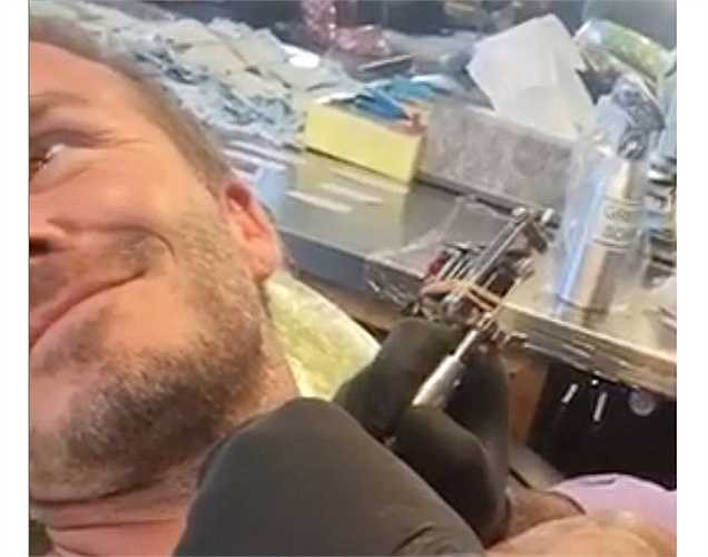 David Beckham chuẩn bị có một hình xăm mới.