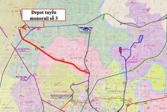 TP.HCM có thêm tuyến tàu điện một ray dài gần 10km