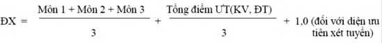 Công thức tính điểm vào ĐH bách khoa hà nội