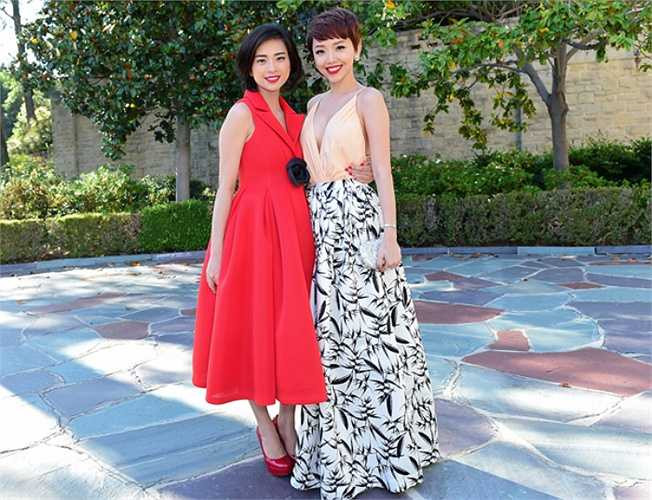 Tóc Tiên khoe vẻ đẹp lấn át đàn chị Ngô Thanh Vân.