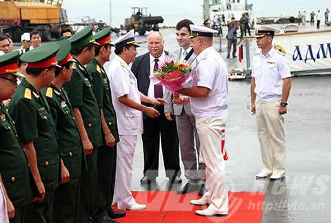 Bộ ba, chiến hạm, Hải quân Nga, đến Đà Nẵng, tàu khu trục, săn ngầm, Đô đốc Pantelev