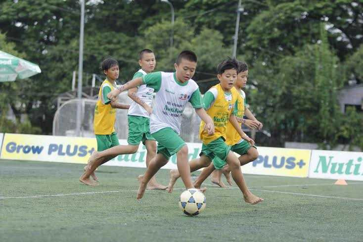Học viên thi vào Nutifood-HAGL-Arsenal-JMG