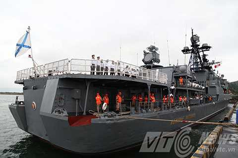 Bộ ba, chiến hạm, Hải quân Nga, đến Đà Nẵng, tàu khu trục, săn ngầm, Đô đốc Pantelev