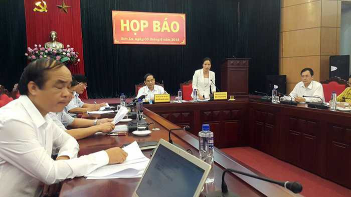 Toàn cảnh buổi họp báo chiều 5/8 (Ảnh: Q.C) 