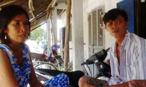 Vợ chồng anh Nguyễn Bé B. Vợ chồng anh Nguyễn Bé B.