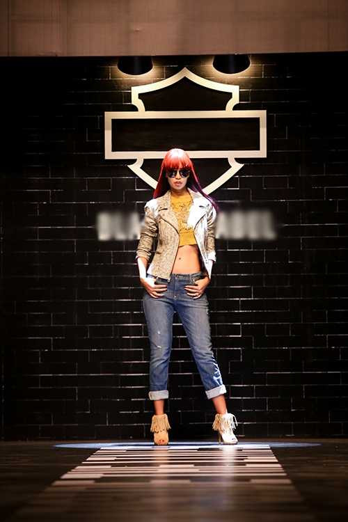 Hôn phu Olly bất ngờ làm người mẫu trong đêm diễn của Hà Anh